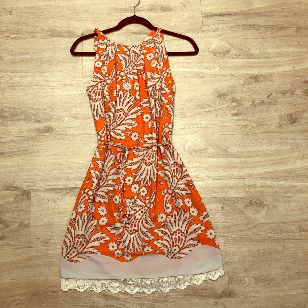 Orange dress